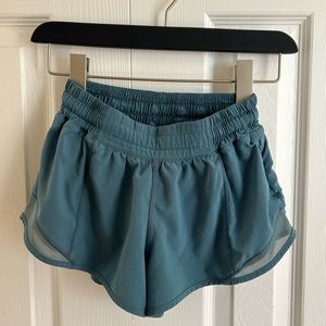 Lululemon Blue Hotty Hot Shorts